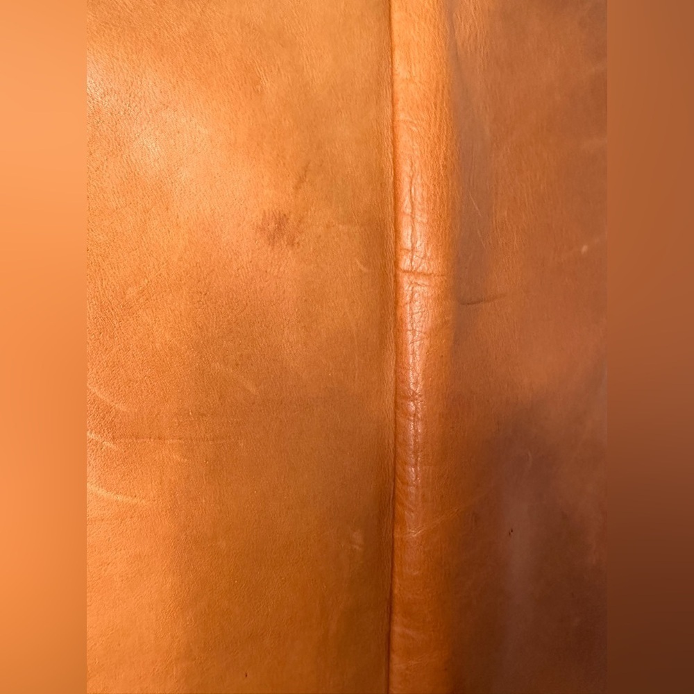 Paul Louis Inc Carmel Brown Vintage Leather Vest - Picture 3 of 9